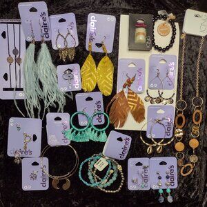New Boho Lot Claires Icing Earrings Necklace Bracelets Rings Charms Choker Gifts